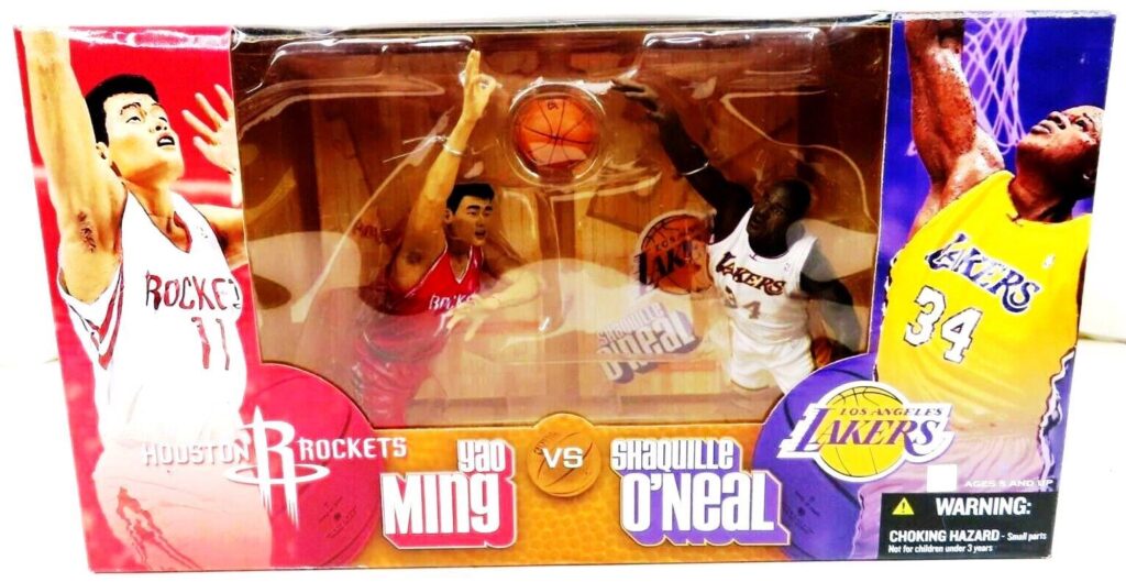 Yao Ming vs Shaquille O'Neal Limited Edition NBA Western Conference 2 ...