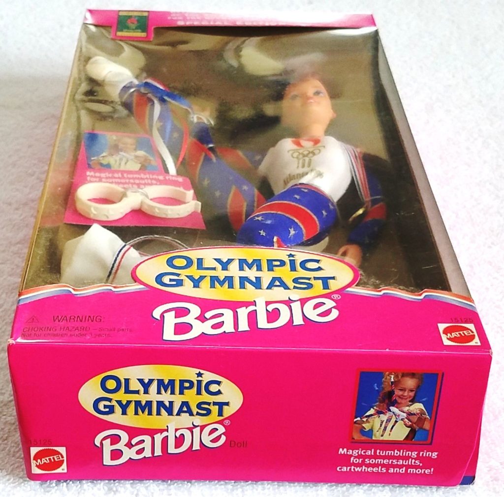 1995 Olympic Gymnast Barbie Red Head Exclusive Authentic Atlanta Games