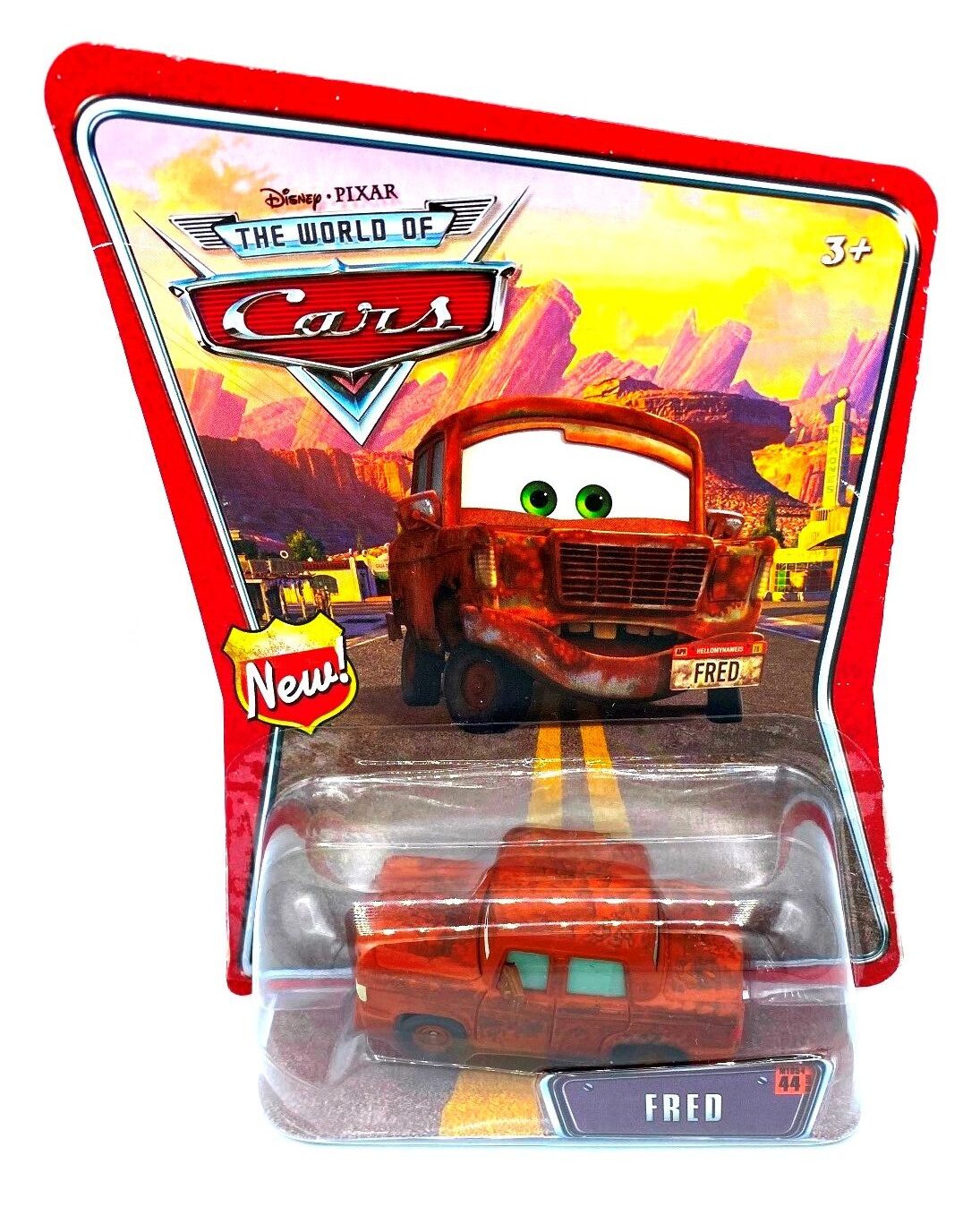 Fred The World Of Cars New Pixar Movie Cars Series 3 Disney Pixar Cars Feature Film Animated Movie Collectible Series Rare Vintage 08 Now And Then Collectibles