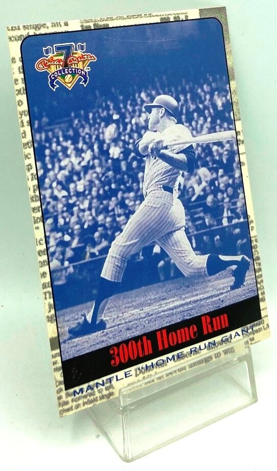 1997 MICKEY MANTLE COOPERSTOWN COLLECTION 400TH HOME RUN #5 OF 7 JUMBO 3.5  x 5