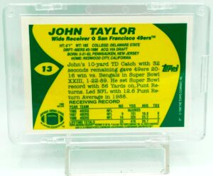 2001 Topps John Taylor #13 (2)
