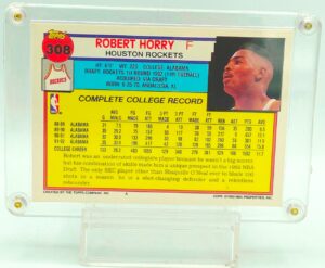 1992 Topps Draft Pick 92 Robert Horry RC #308 (2)
