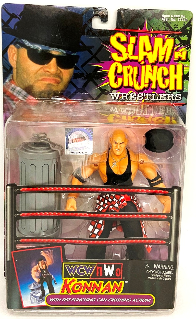 1999 SLAM n CRUNCH WCW nWo STING Action Figure NEW in Package