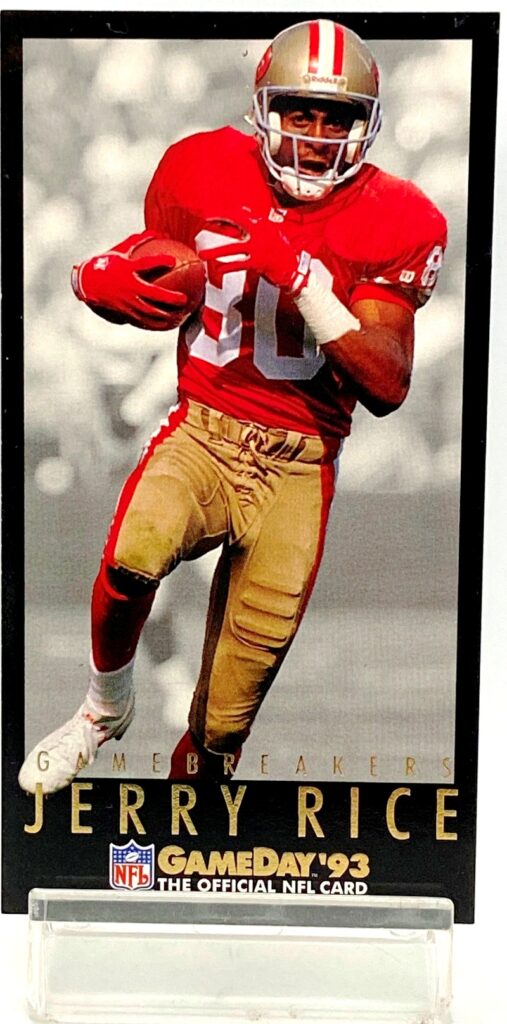 1993 Fleer Game Day '93 GB Jerry Rice #14 (1)