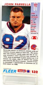 1993 Fleer Game Day '93 John Parrella #132 (2)