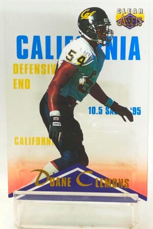 1996 Clear Assets NFL Duane Clemons RC#41 (1)