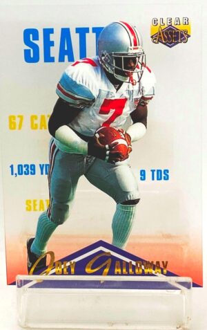 1996 Clear Assets NFL Joey Galloway #31 (1)
