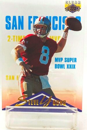 1996 Clear Assets NFL Steve Young #34 (1)
