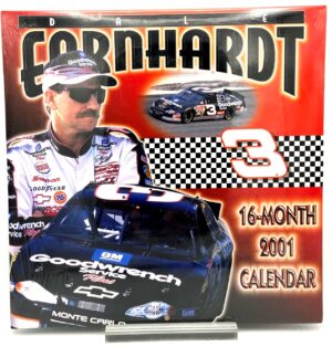 2001 Nascar Collectors Dale Earnhardt 16-Month Calendar (1)